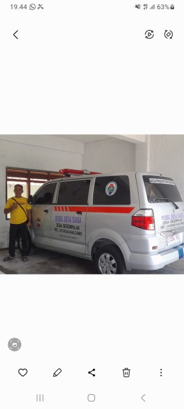 *WAWAN MUNAWAR KEPALA DESA GEGEMPALAN KECAMATAN CIKONENG CIAMIS MENERAPKAN DANA DESA TAHAP 1 BERUPA DALAM KEGIATAN PELAYANAN MASYARAKAT DAN PENGASPALAN JALAN*